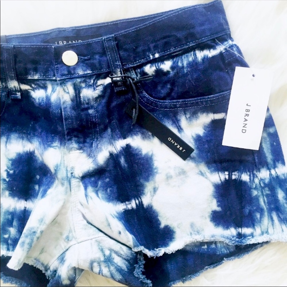 J Brand Cut Off Tie Dye Shorts - Picture 3 of 8